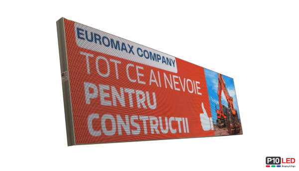 ecran reclame constructii led